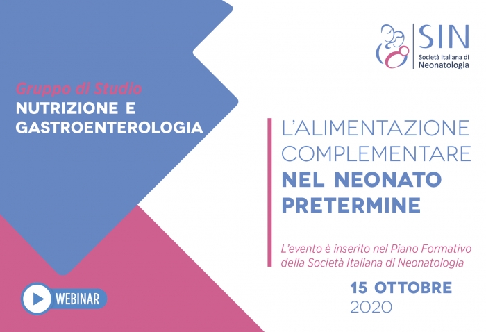 L'ALIMENTAZIONE COMPLEMENTARE NEL NEONATO PRETERMINE