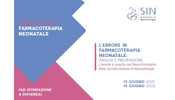 L ERRORE IN FARMACOTERAPIA NEONATALE ANALISI E PREVENZIONE