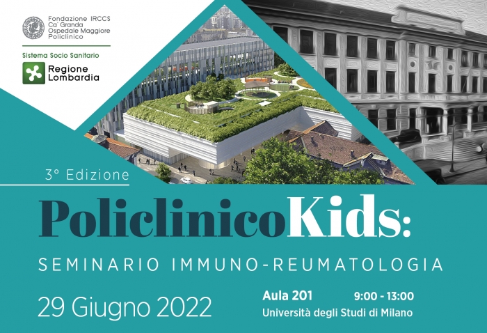 Policlinico Kids: SEMINARIO IMMUNO-REUMATOLOGIA (Residenziale)