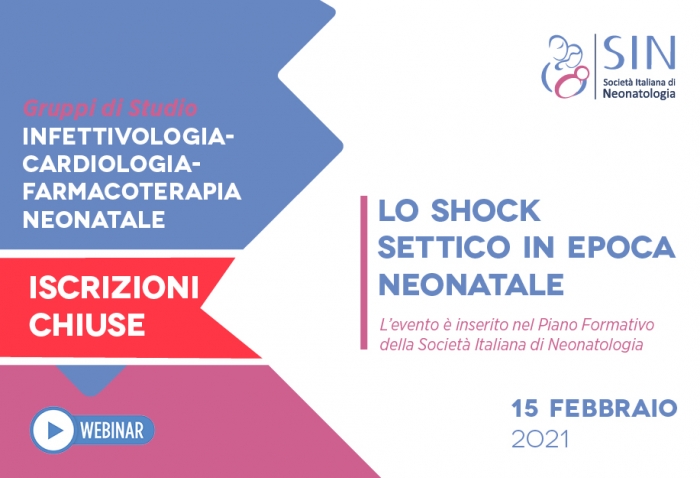 LO SHOCK SETTICO IN EPOCA NEONATALE