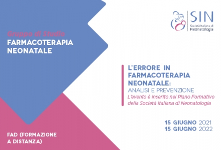 L ERRORE IN FARMACOTERAPIA NEONATALE ANALISI E PREVENZIONE